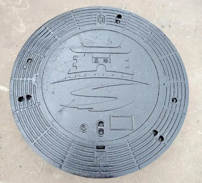 白碱滩球墨铸铁井盖定制款展示